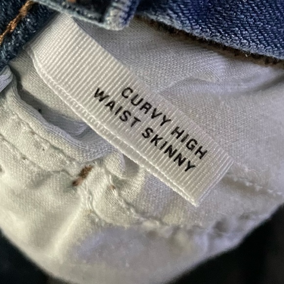 LOFT Curvy High Waist Skinny Stretch Jeans Size 6/28 - Picture 8 of 9